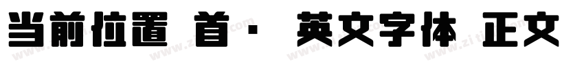 当前位置 首页 英文字体 正文 W字体转换